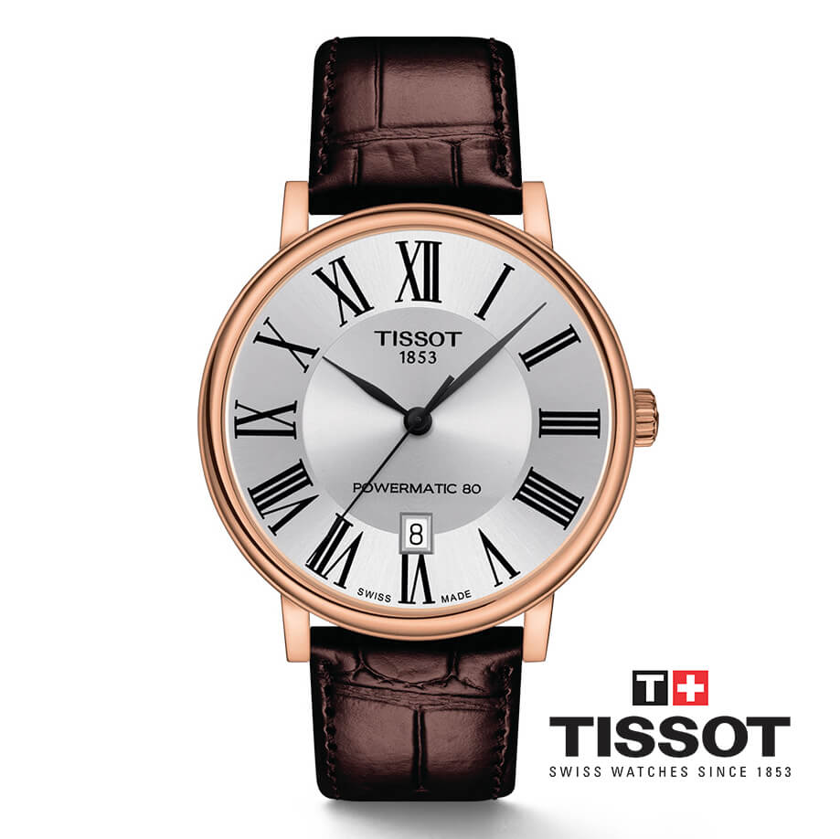 ĐỒNG HỒ NAM TISSOT CARSON POWERMATIC 80 T122.407.36.033.00 CHÍNH HÃNG
